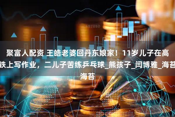 聚富人配资 王皓老婆回丹东娘家！11岁儿子在高铁上写作业，二儿子苦练乒乓球_熊孩子_闫博雅_海苔