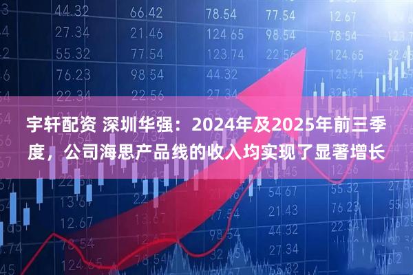 宇轩配资 深圳华强:2024年及2025年前三季度,公司海思产品线的收入均实现了显著增长