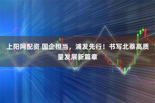 上阳网配资 国企担当，浦发先行！书写北蔡高质量发展新篇章